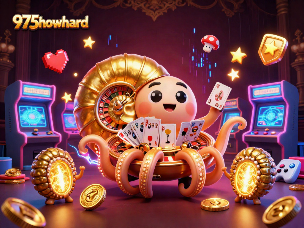 Experience thrilling gameplay at 975howard with vibrant casino elements and glowing treasures.